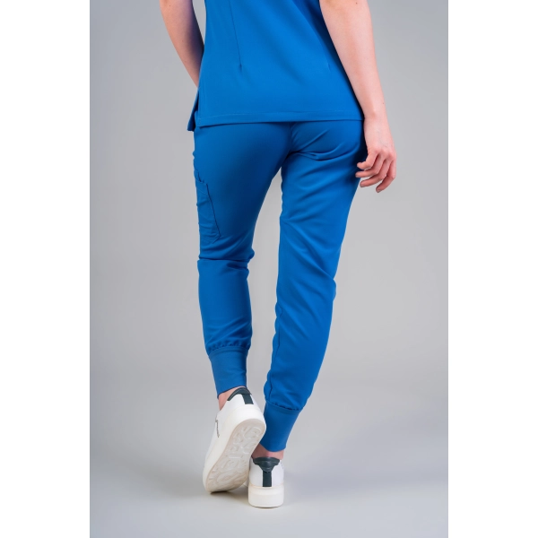 Pantaloni medicali albaștri de damă Stone