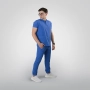 Costum medical albastru bărbați Hunter thumbnail