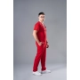 Costum medical roșu bărbați Osler thumbnail