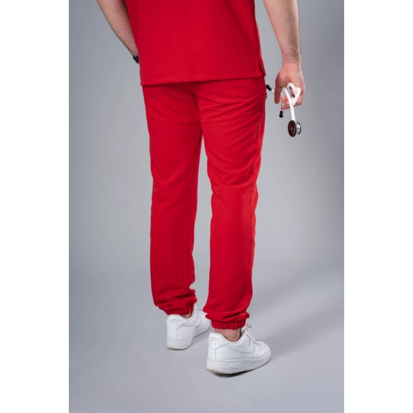 Pantaloni medicali roșii bărbați Hunter