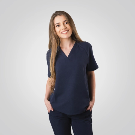 Bluză medicală bleumarin de damă Jex-Blake