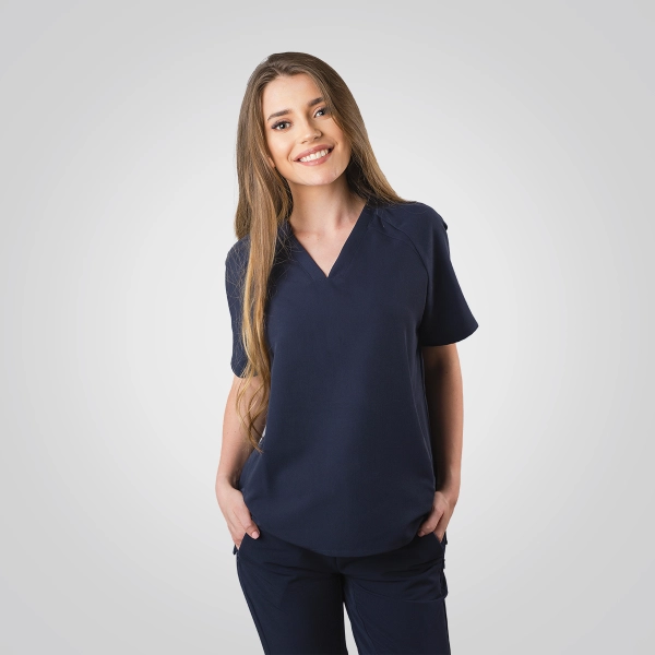 Bluză medicală bleumarin de damă Jex-Blake