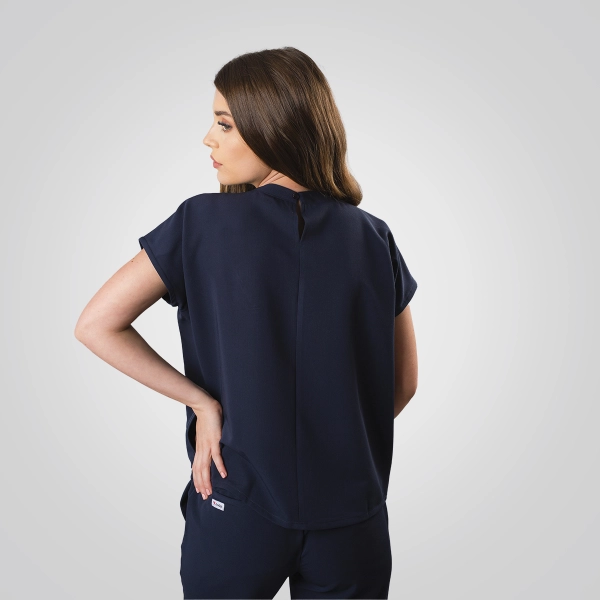 Bluză medicală bleumarin de damă Crumpler