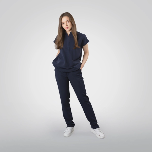 Costum medical bleumarin de damă Chieu