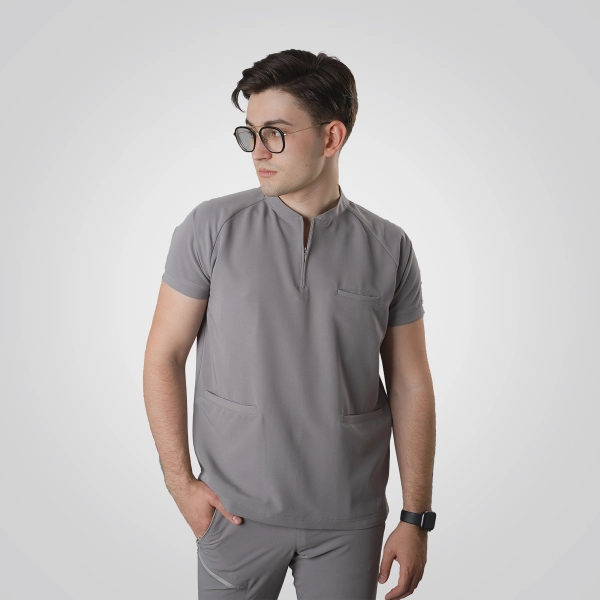Costum medical gri bărbați Hunter