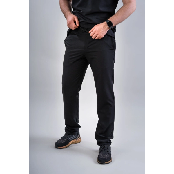 Pantaloni medicali negri bărbați Osler