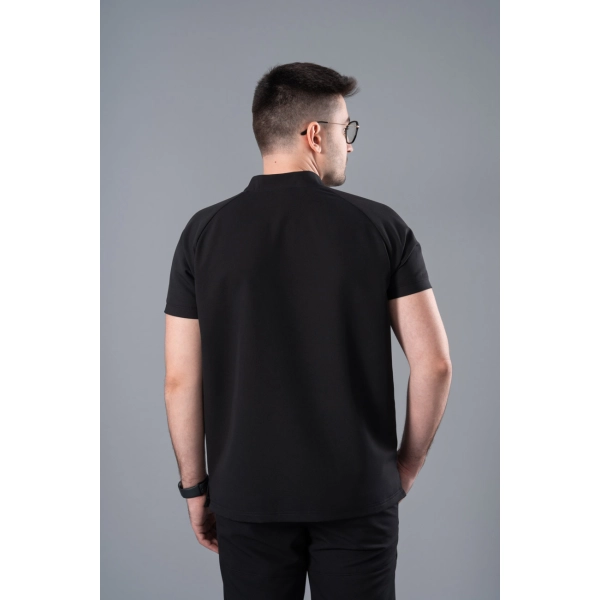 Bluză medicală neagră bărbați Hunter