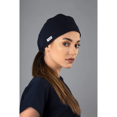 Bonetă medicală bleumarin de damă