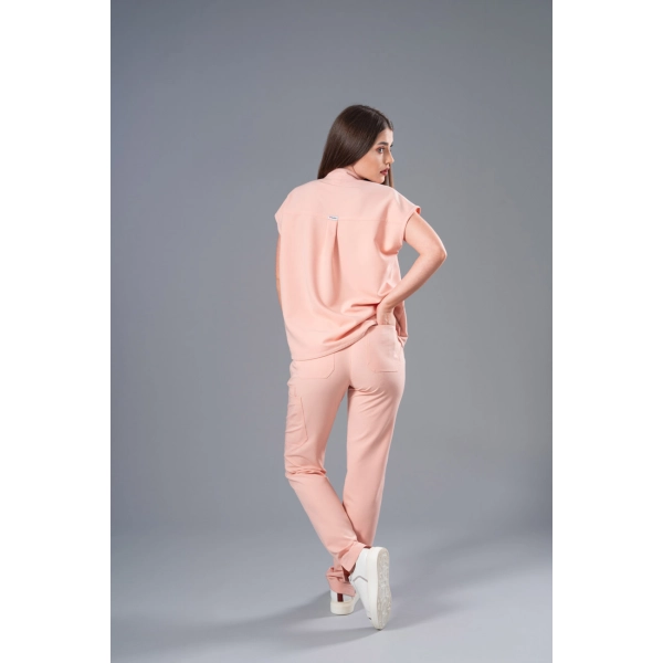 Bluză medicală somon de damă Chieu