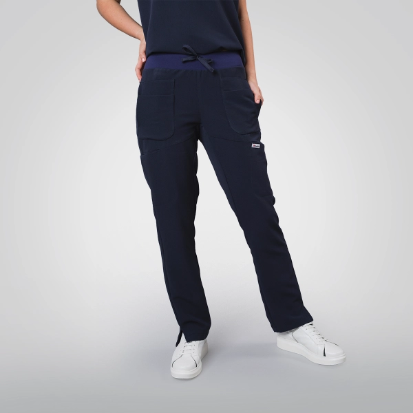 Pantaloni medicali bleumarin de damă Cutzarida