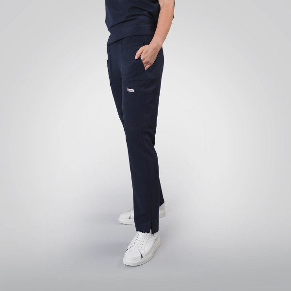 Pantaloni medicali bleumarin de damă Cutzarida