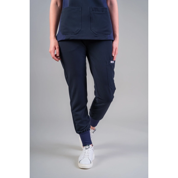 Pantaloni medicali bleumarin de damă Stone