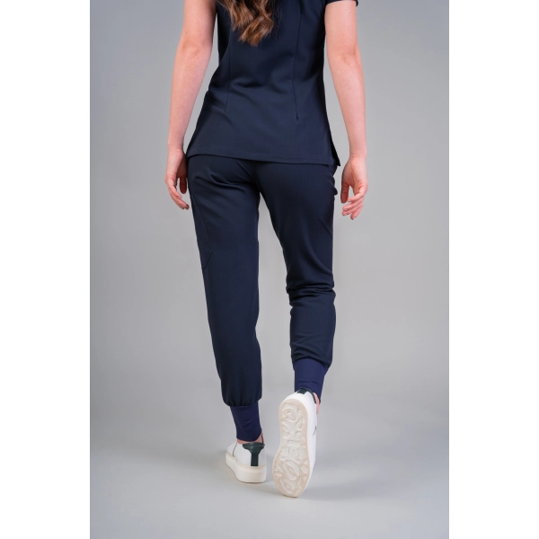 Pantaloni medicali bleumarin de damă Stone