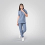 Pantaloni medicali bleu de damă Leia thumbnail