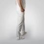 Pantaloni medicali albi bărbați Aranzi thumbnail