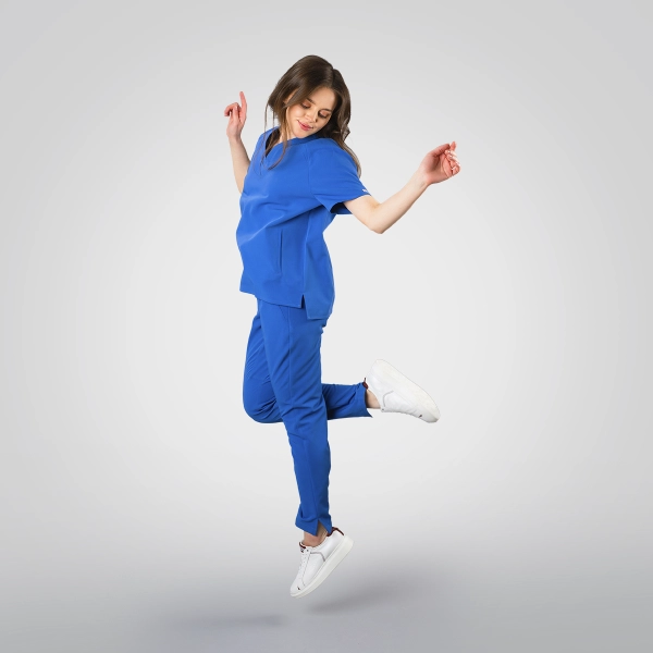 Costum medical albastru de damă Jex-Blake