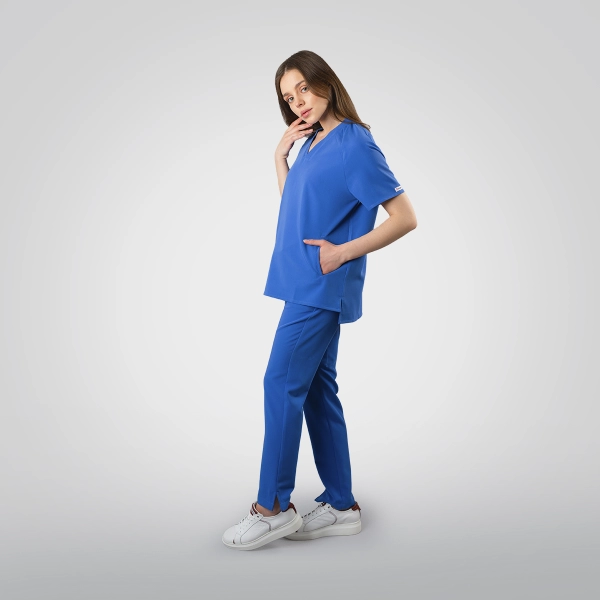 Costum medical albastru de damă Jex-Blake