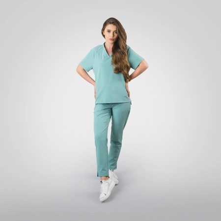 Costum medical verde de damă Jex-Blake