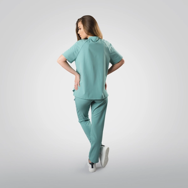 Costum medical verde de damă Jex-Blake
