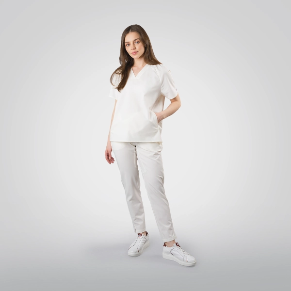 Costum medical alb de damă Jex-Blake