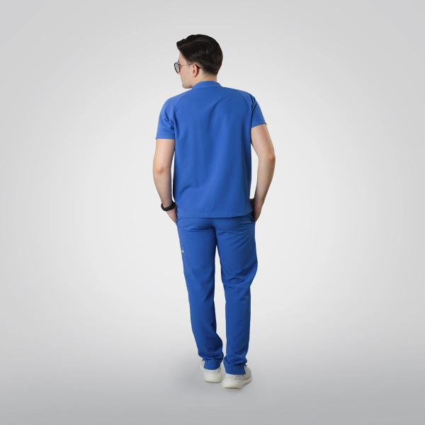 Costum medical albastru bărbați Harvey