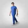 Costum medical albastru bărbați Harvey thumbnail
