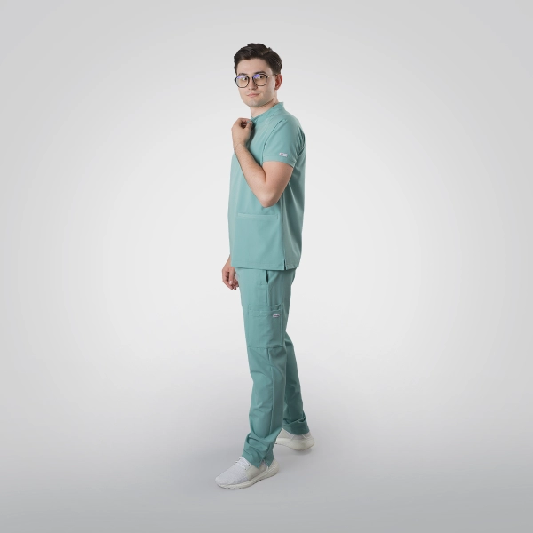 Costum medical verde bărbați Harvey