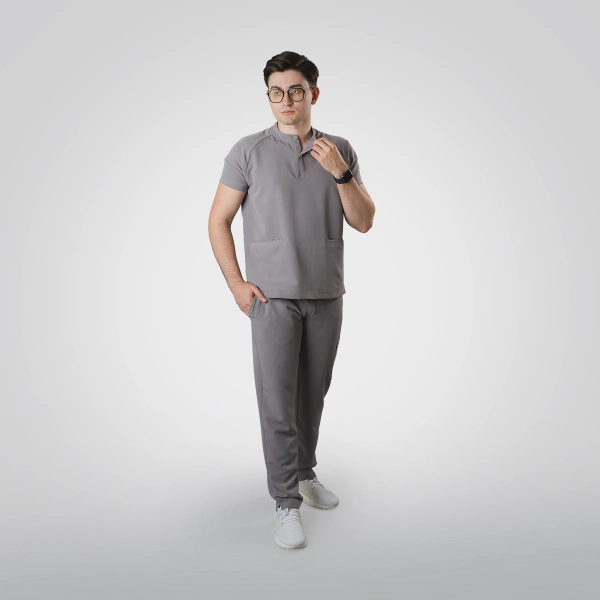 Costum medical gri bărbați Harvey