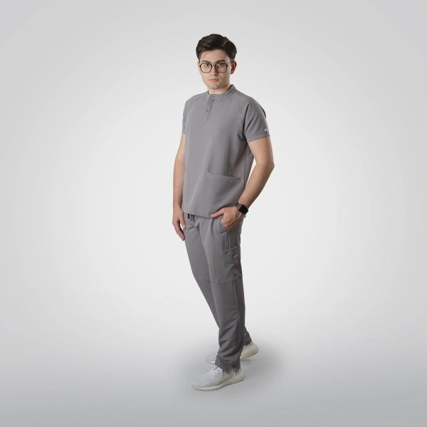 Costum medical gri bărbați Harvey