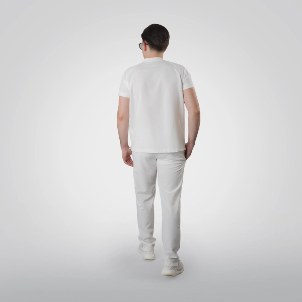 Costum medical alb bărbați Harvey