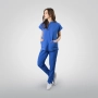 Costum medical albastru de damă Chieu thumbnail