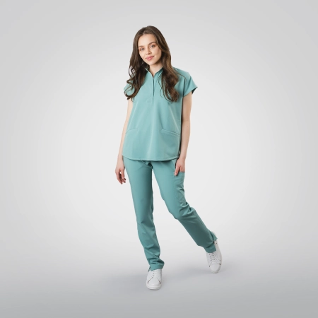 Costum medical verde de damă Chieu