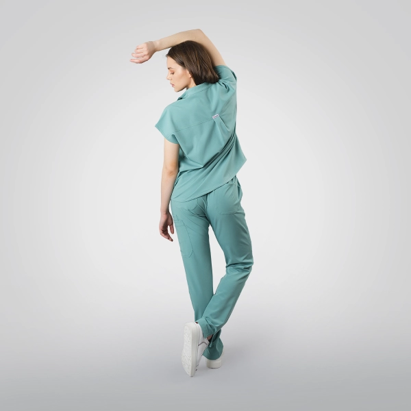 Costum medical verde de damă Chieu