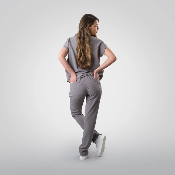 Costum medical gri de damă Chieu