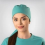 Bonetă medicală verde de damă thumbnail