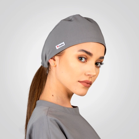 Bonetă medicală gri de damă