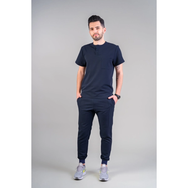 Costum medical bleumarin bărbați Hooke