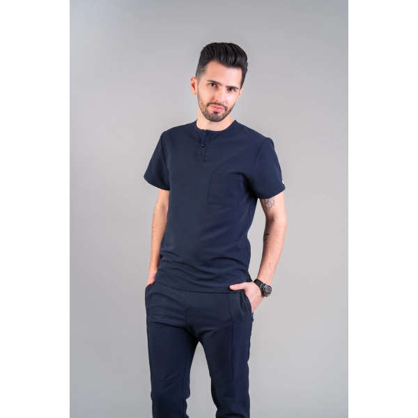 Costum medical bleumarin bărbați Hooke