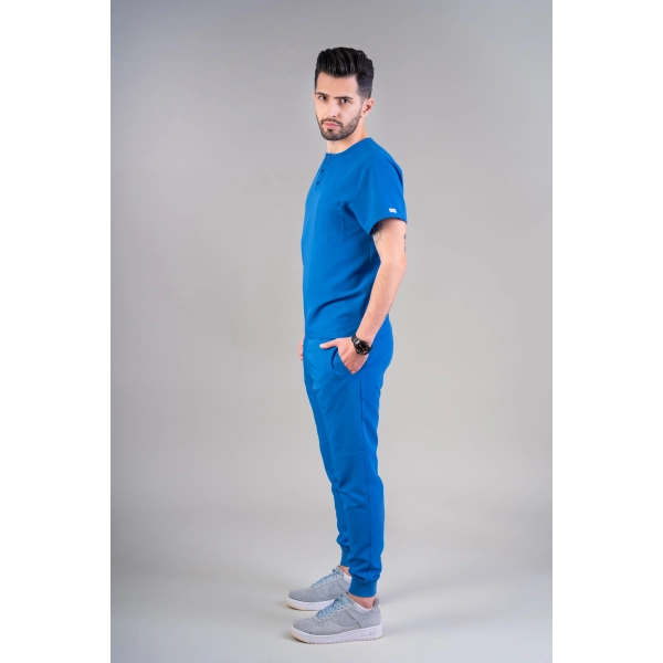 Costum medical albastru bărbați Hooke