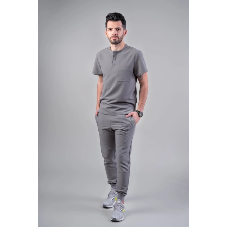 Costum medical gri bărbați Hooke