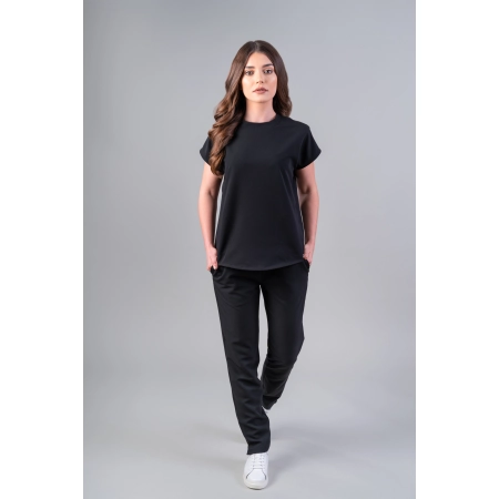 Costum medical negru de damă Crumpler