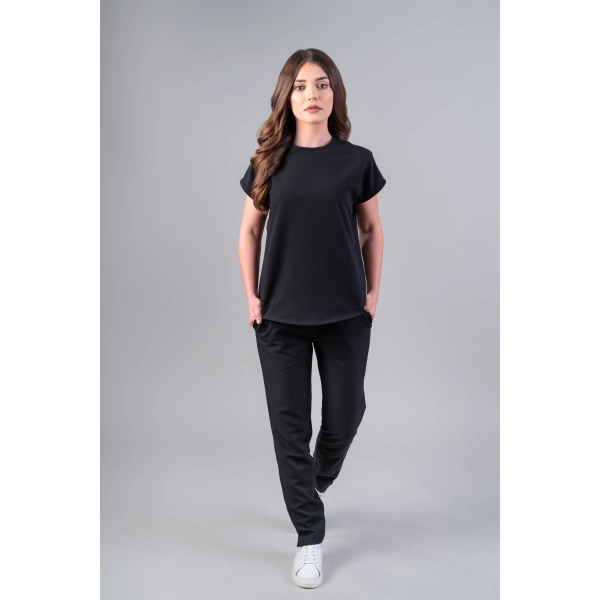 Costum medical negru de damă Crumpler