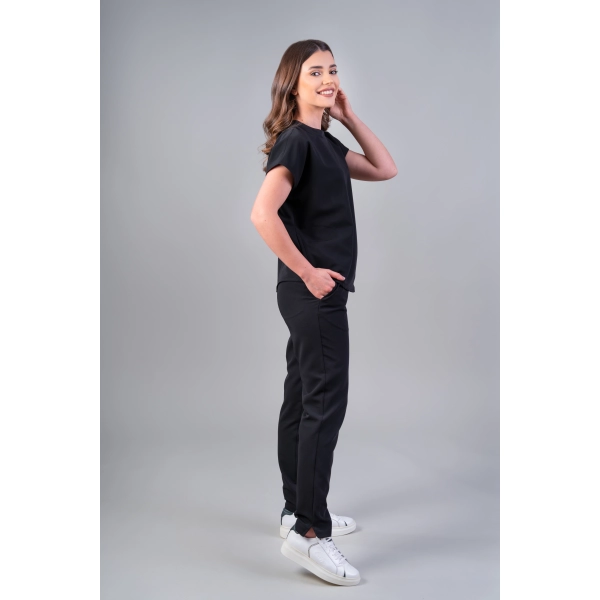 Costum medical negru de damă Crumpler