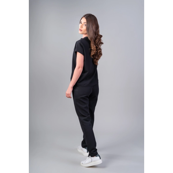 Costum medical negru de damă Crumpler