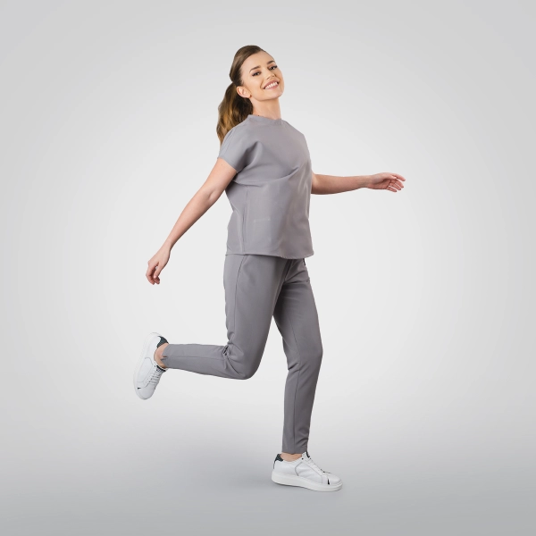 Costum medical gri de damă Crumpler