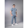 Costum medical bleu bărbați Obi thumbnail