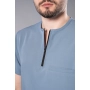 Costum medical bleu bărbați Obi thumbnail