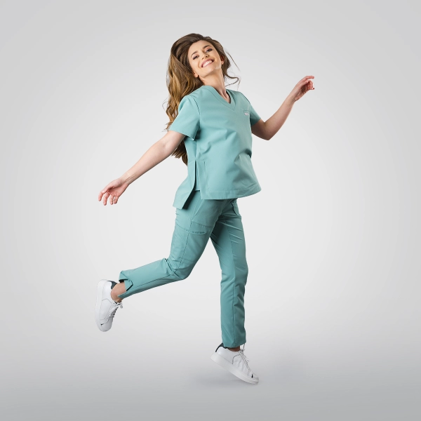 Costum medical verde de damă Cutzarida