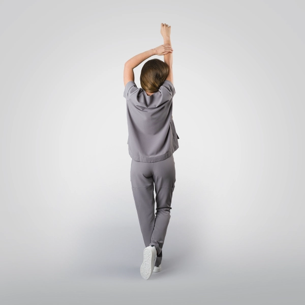 Costum medical gri de damă Cutzarida