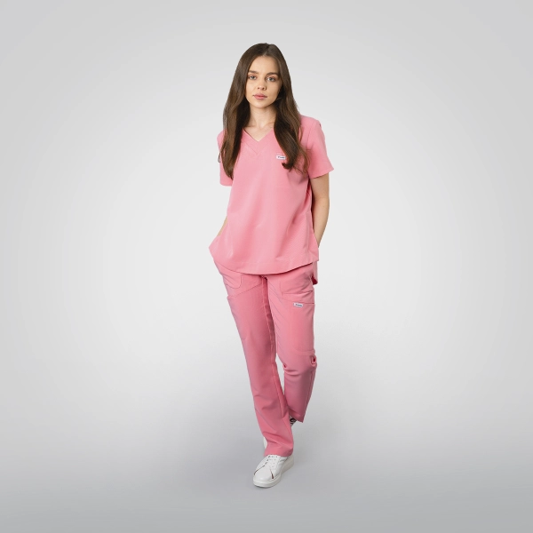 Costum medical roz de damă Cutzarida